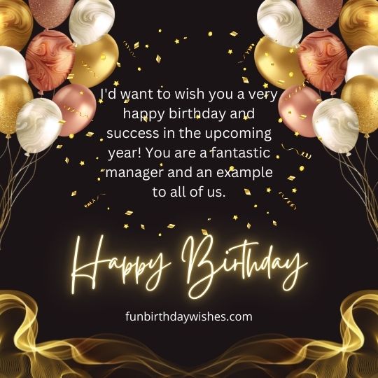 Happy Birthday Wishes Boss