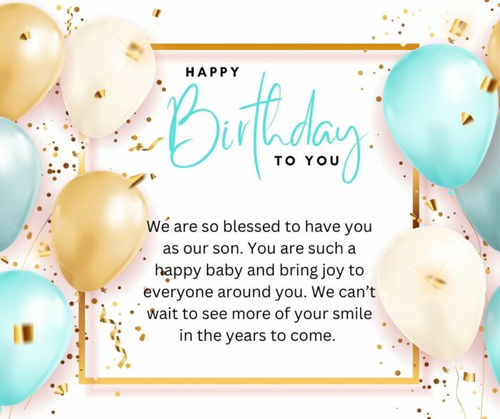 Birthday Wishes for Baby Boy