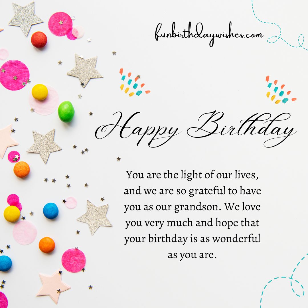 Birthday Wishes For Grandson