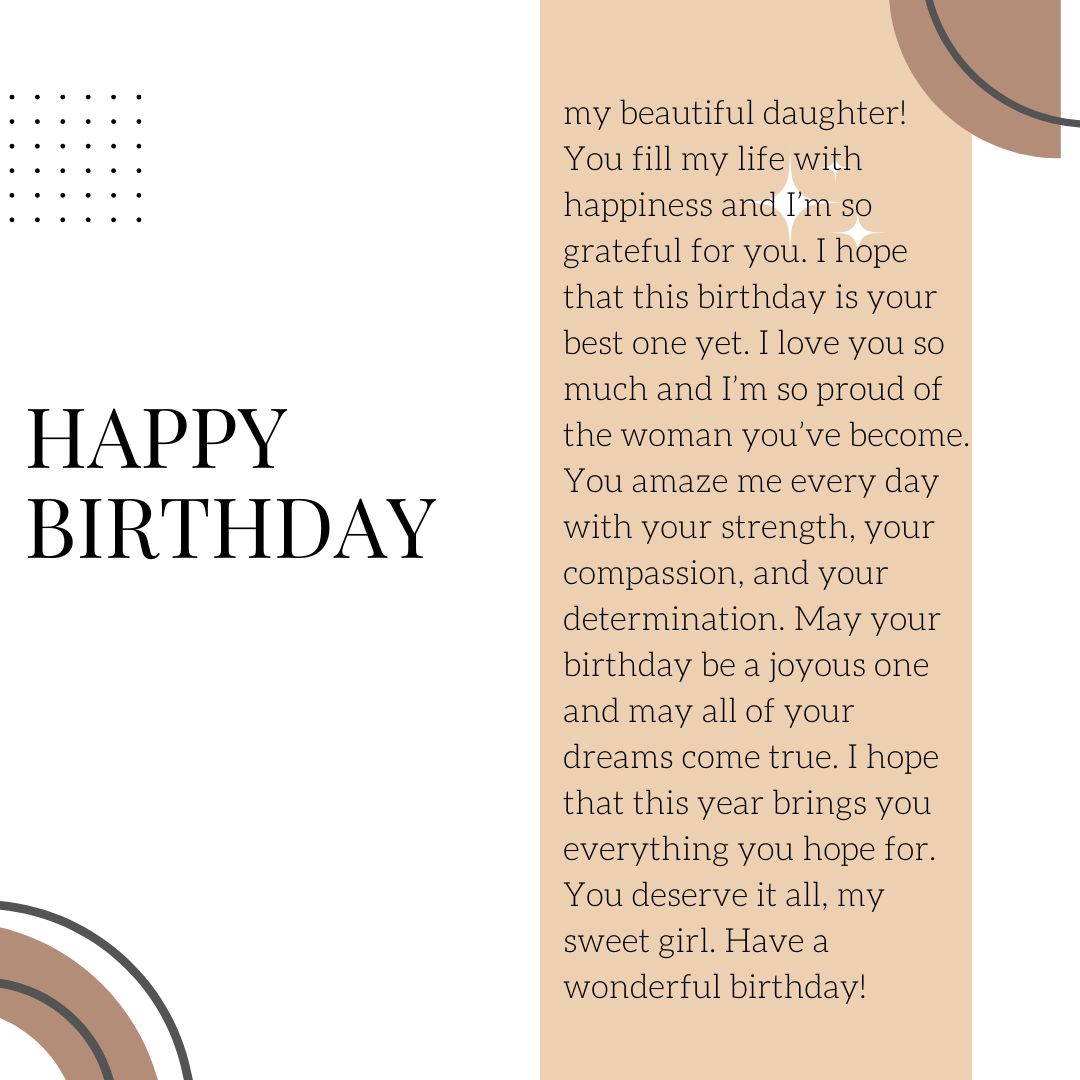 Heart Touching Birthday Wishes for Daughter from Mom