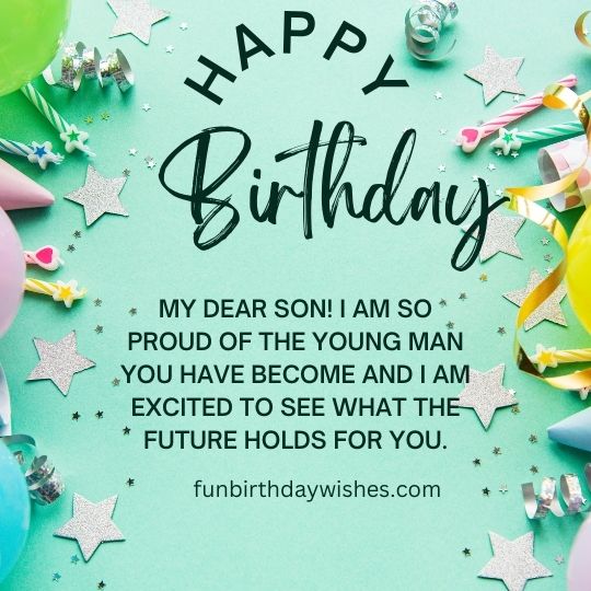 17th Birthday Wishes For Son