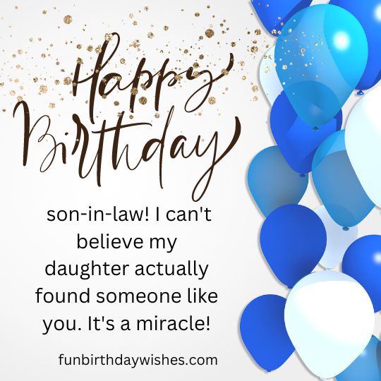 Happy Birthday Son In Law Funny