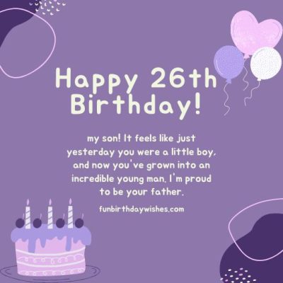 happy 26th birthday quotes