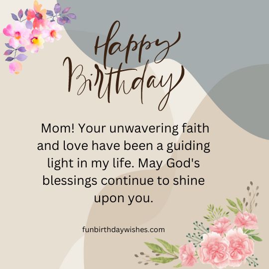Birthday Wishes For Mom Christian