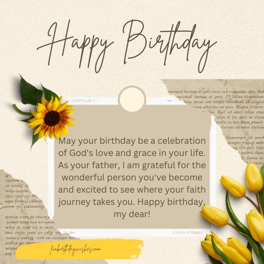 Christian Happy Birthday Wishes For Daughter