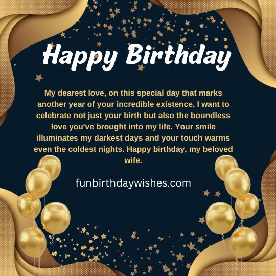 Birthday Paragraph for Wife