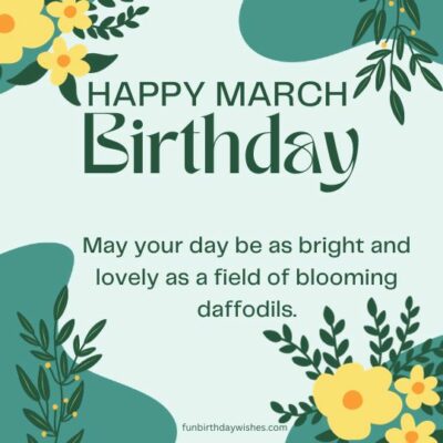 March Birthday Images