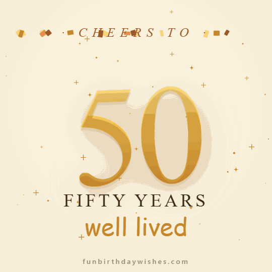 Funny Birthday GIFs for 50th Birthday