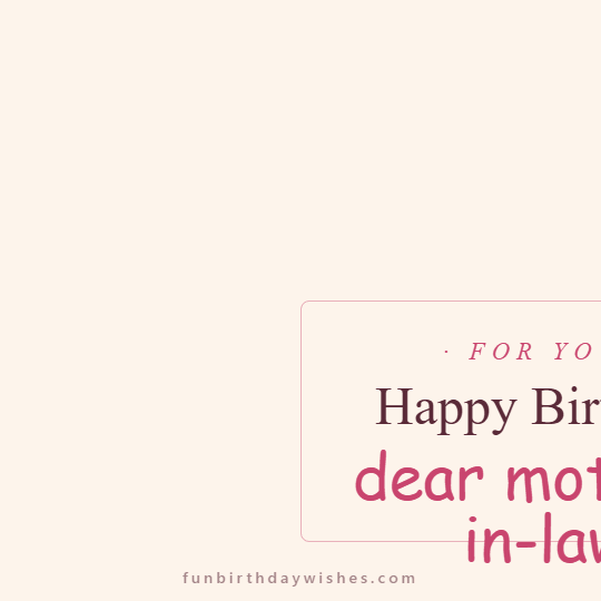 Beautiful Birthday GIFs for Mother in Law