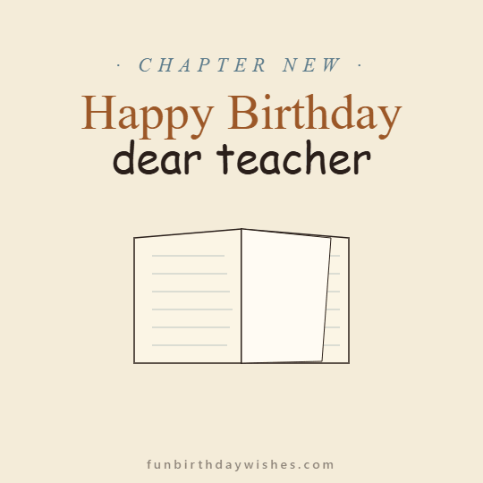 Cute Birthday GIFs for Teacher