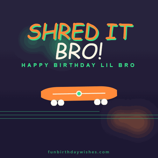 Cool Birthday GIFs for Little Brother
