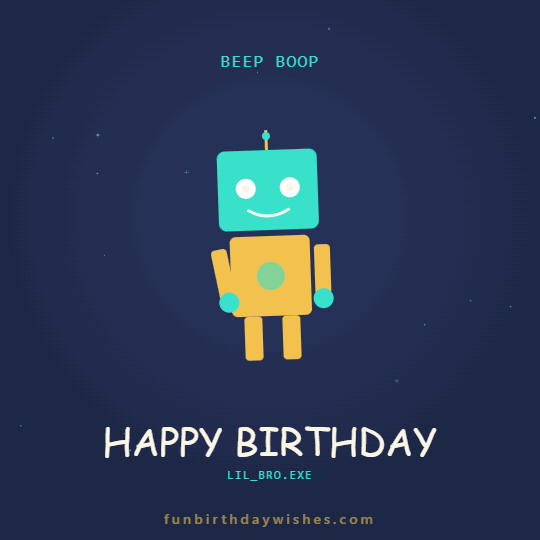 Hilarious Birthday GIFs for Little Brother