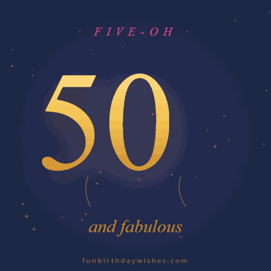 Sweet Birthday GIFs for 50th Birthday