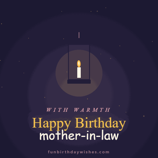 Heartfelt Birthday GIFs for Mother in Law
