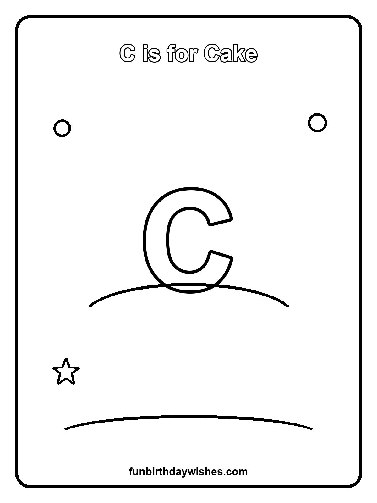 C is for Cake