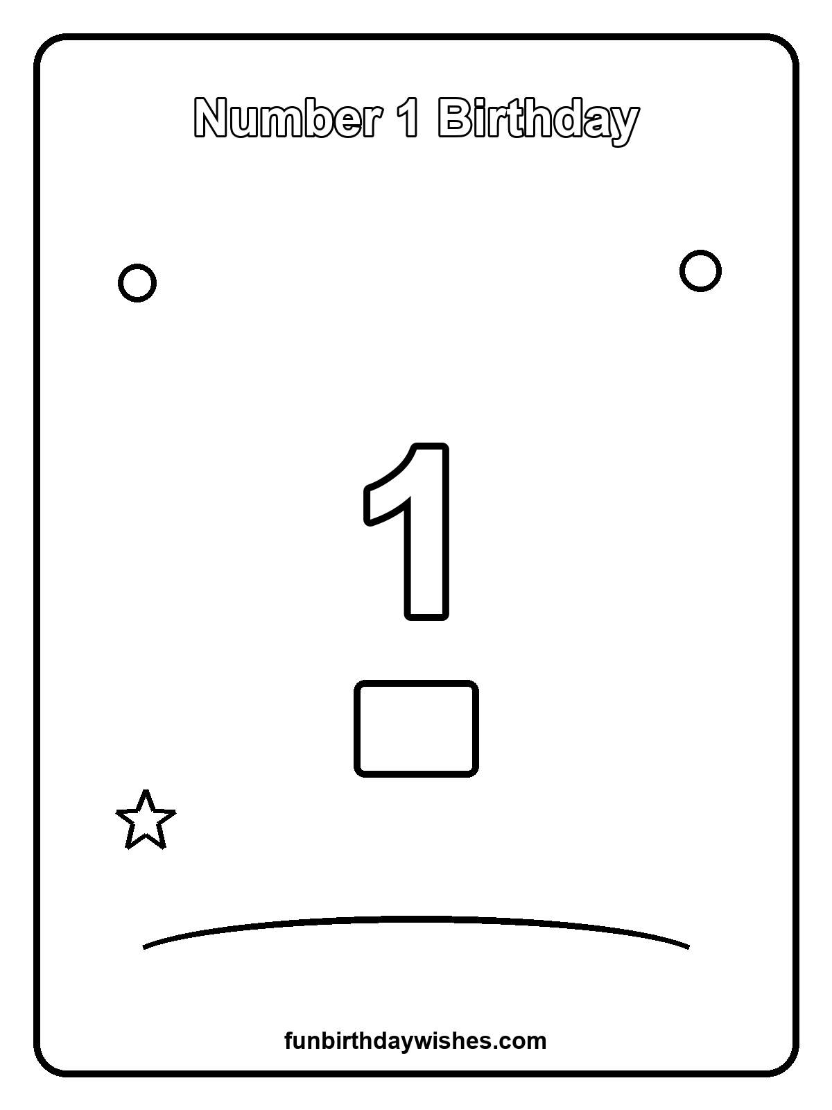 Number 1 Birthday