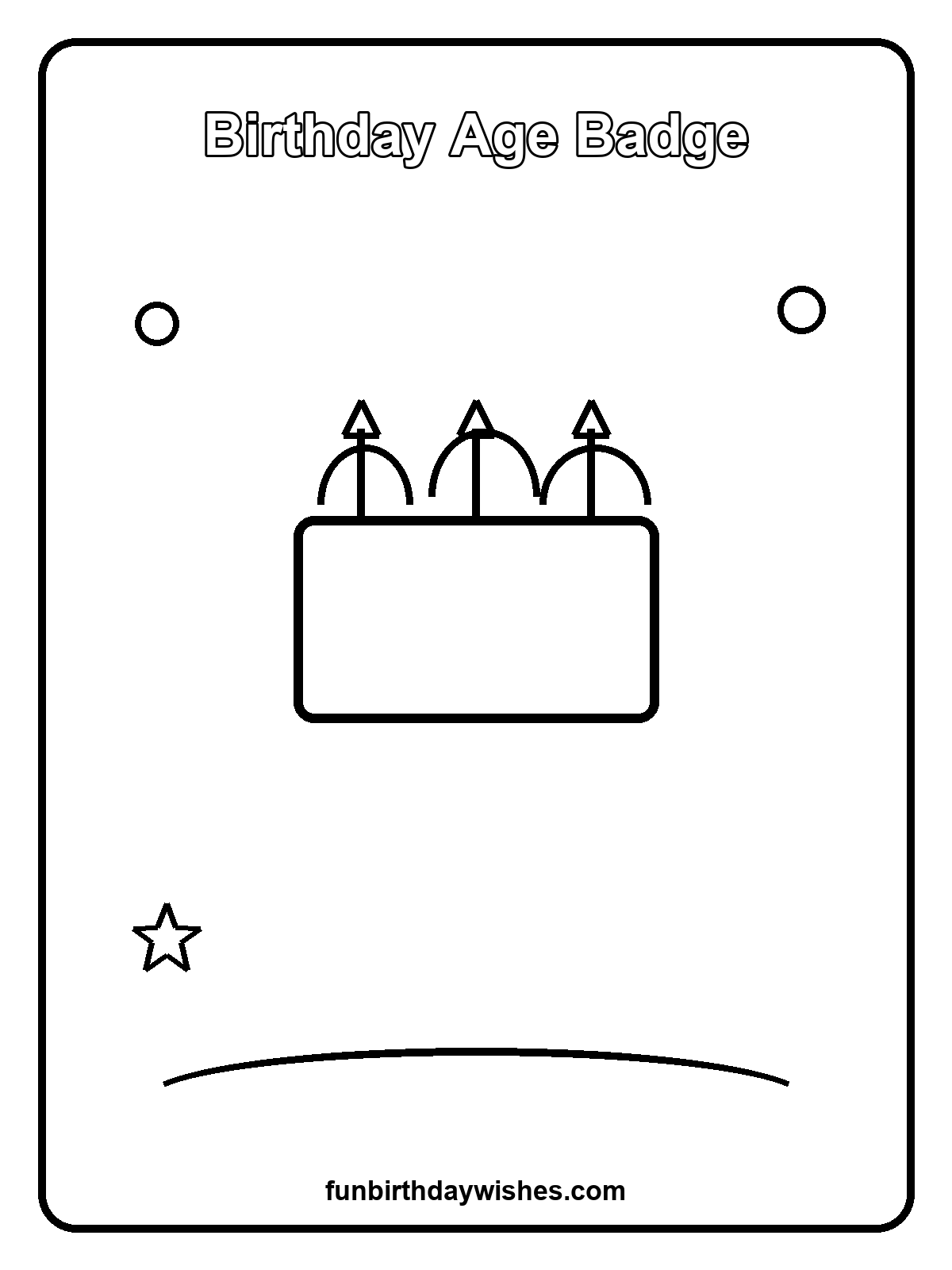 Birthday Age Badge